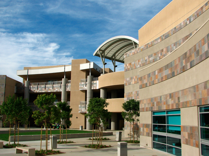 Photo of the front of a Cuyamaca College building