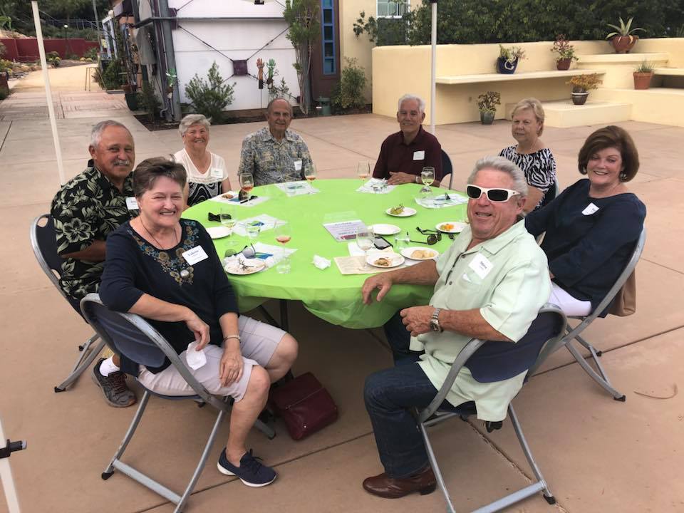Photo of retirees sitting at a table