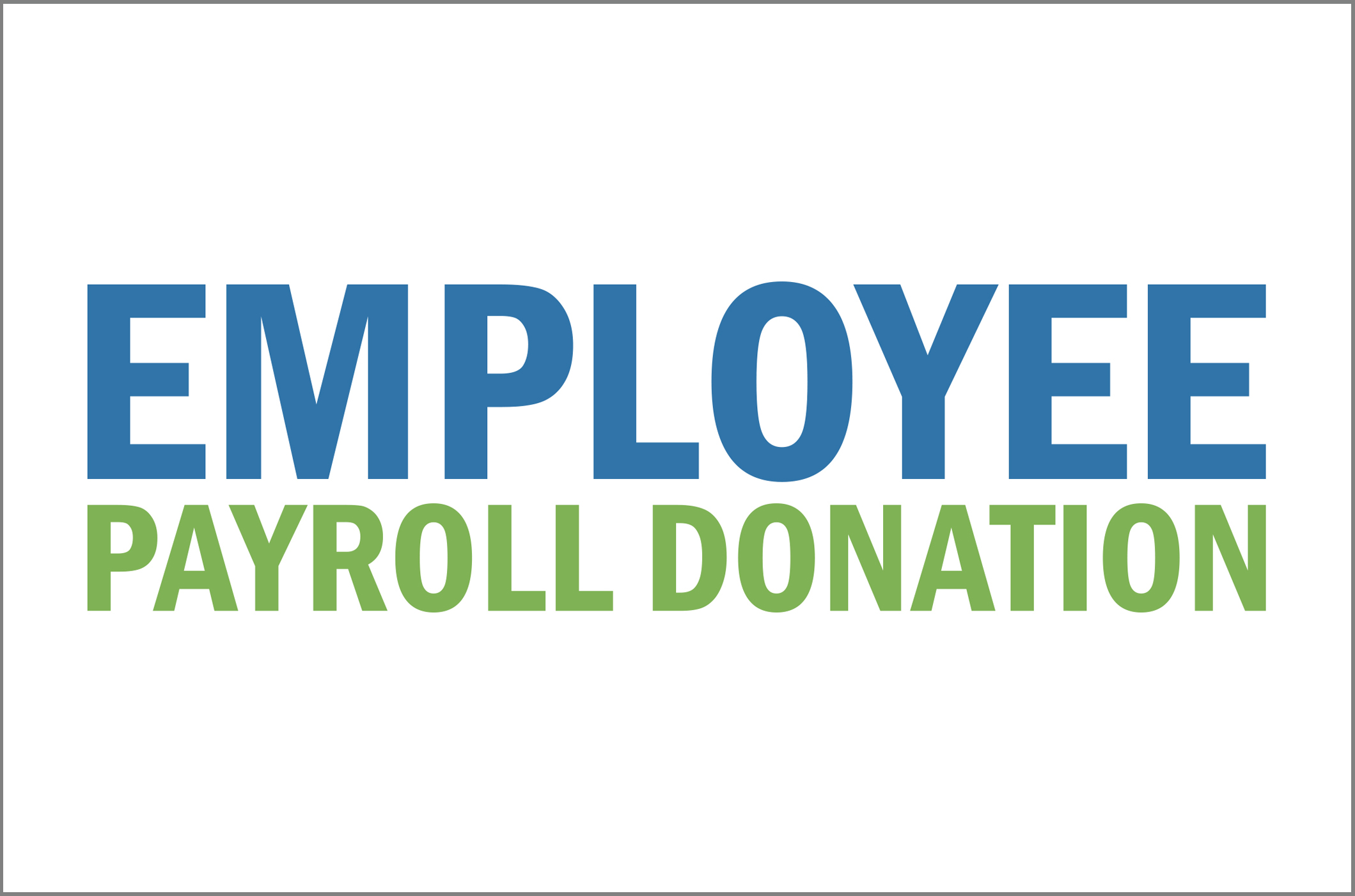Employee Payroll Donations