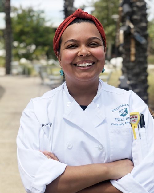 Roxio Pina, Culinary Arts student at Grossmont College